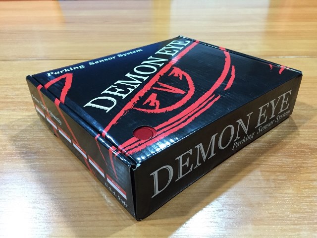 เซ็นเซอร์ถอยหลัง แบบ 4 จุด ยี่ห้อ Demon EYE (Silver No.45 สีบรอนซ์เงิน) U.S.A.Style